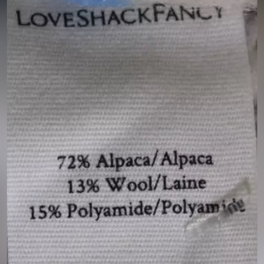 LoveShackFancy Alpaca blend Fair Isle Rosie sweater NWT - Picture 12 of 12